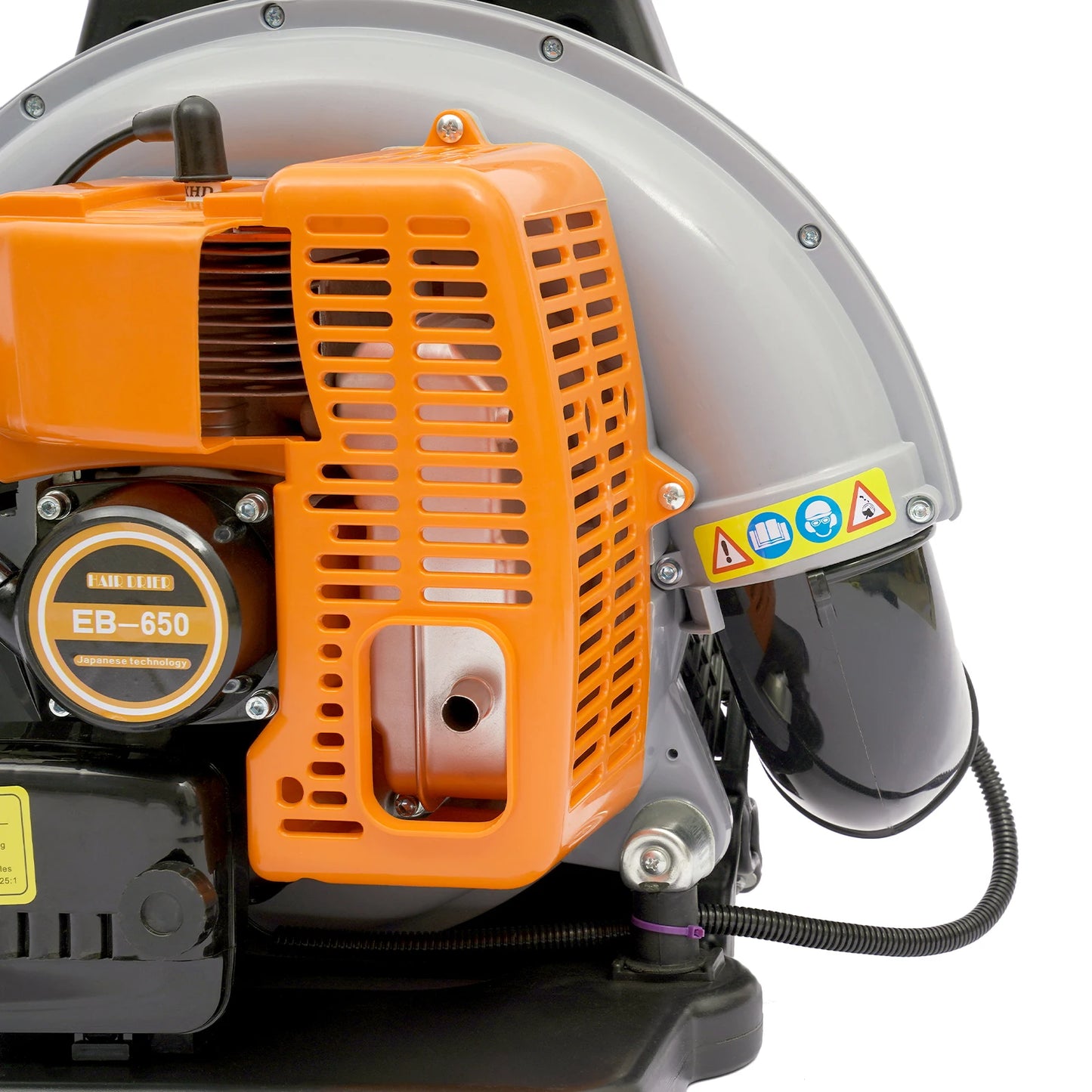 Gasoline-Powered Backpack Leaf Blower Air-Cooled System