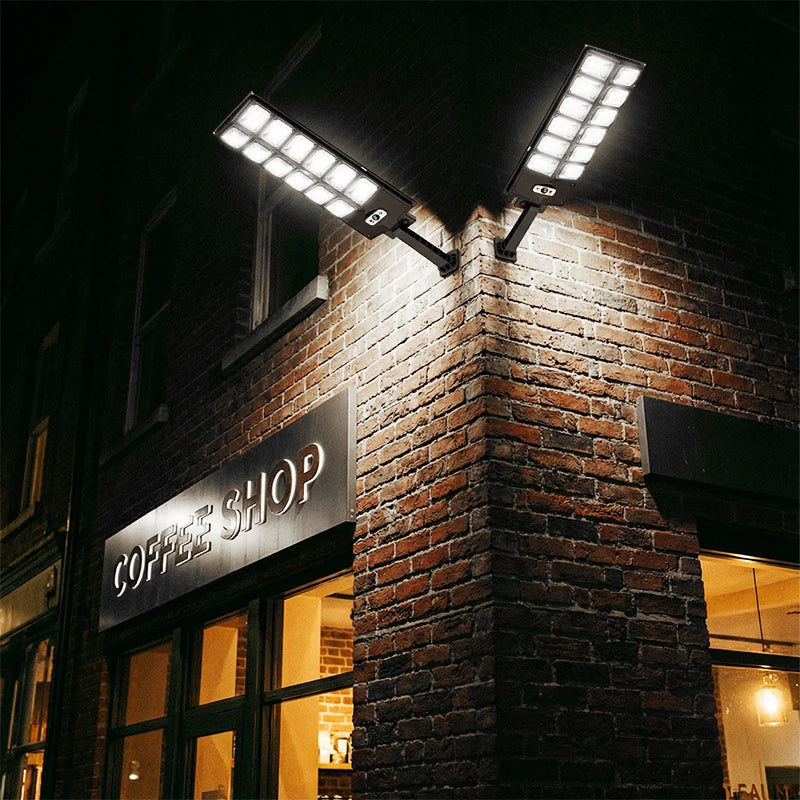 FAMCDC 504 LED Solar Motion Sensor Wall Light Outdoor Lamp