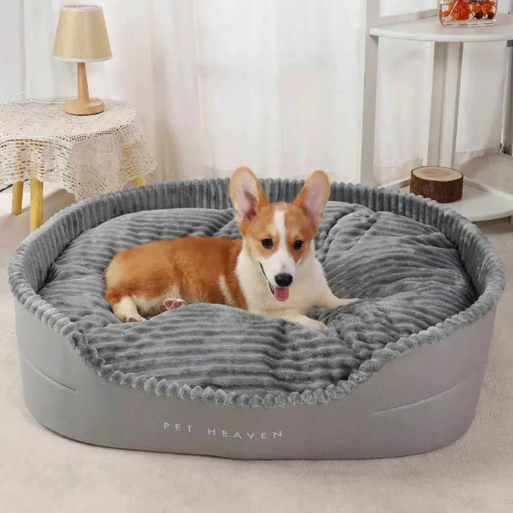 Pet Bed Non Slip Plush Surface Dirt Resistant Indoor Outdoor