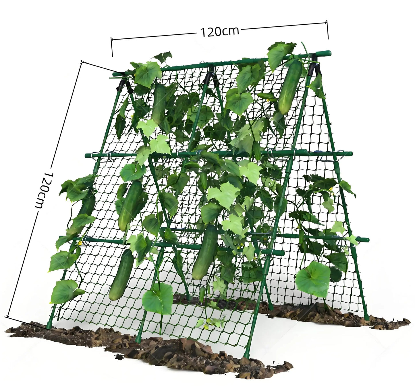 HiMISS Raised Bed A-Frame Trellis Climbing Vegetables