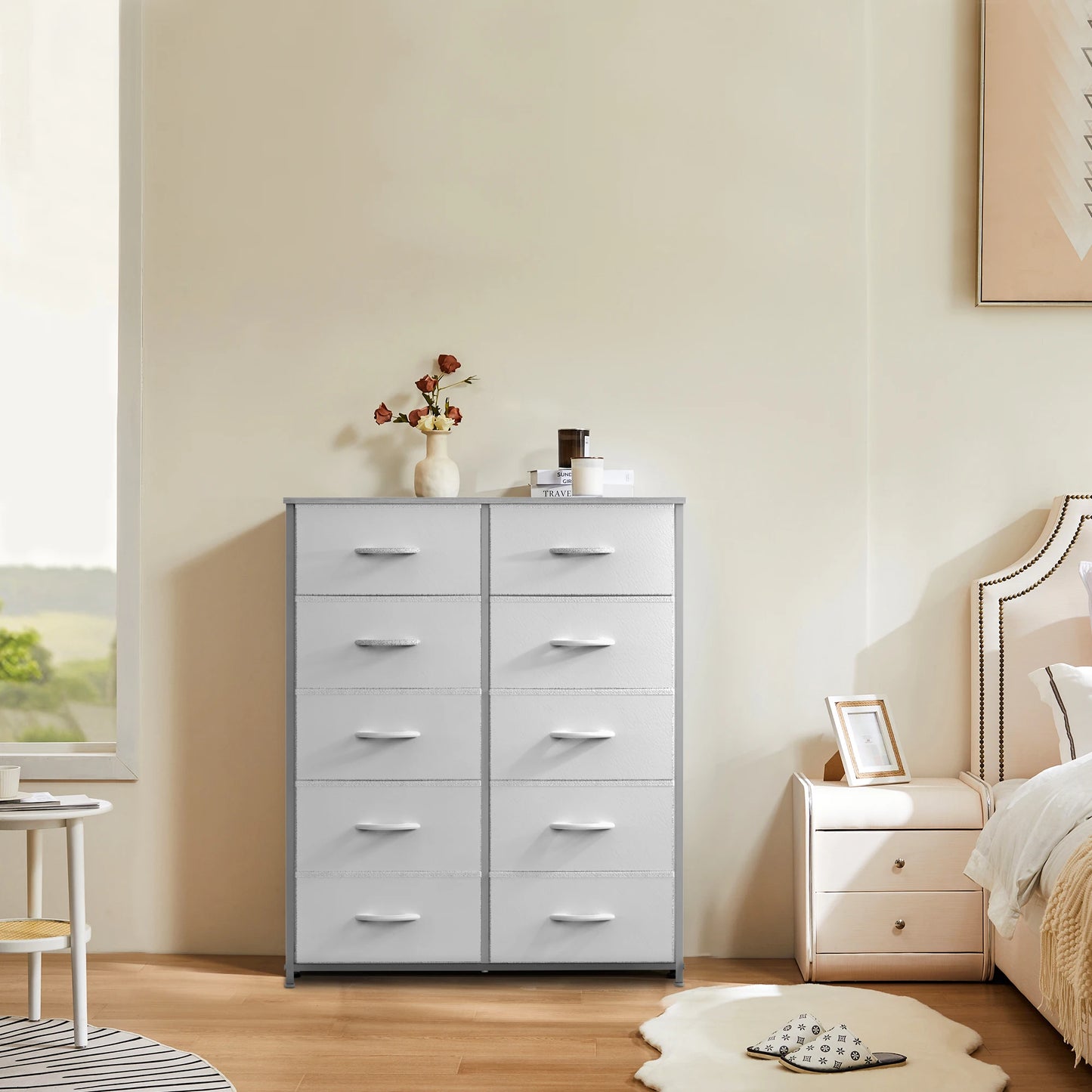 JHK Wardrobe Cabinet With Drawers Modern Bedroom Storage Furniture
