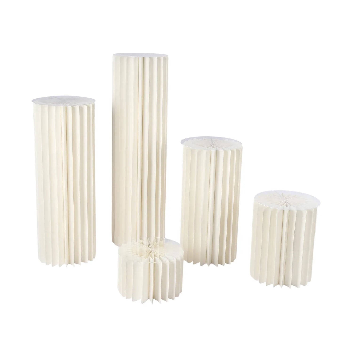 Wedding Cardboard Centerpiece Vases Set For Party Tables Decoration