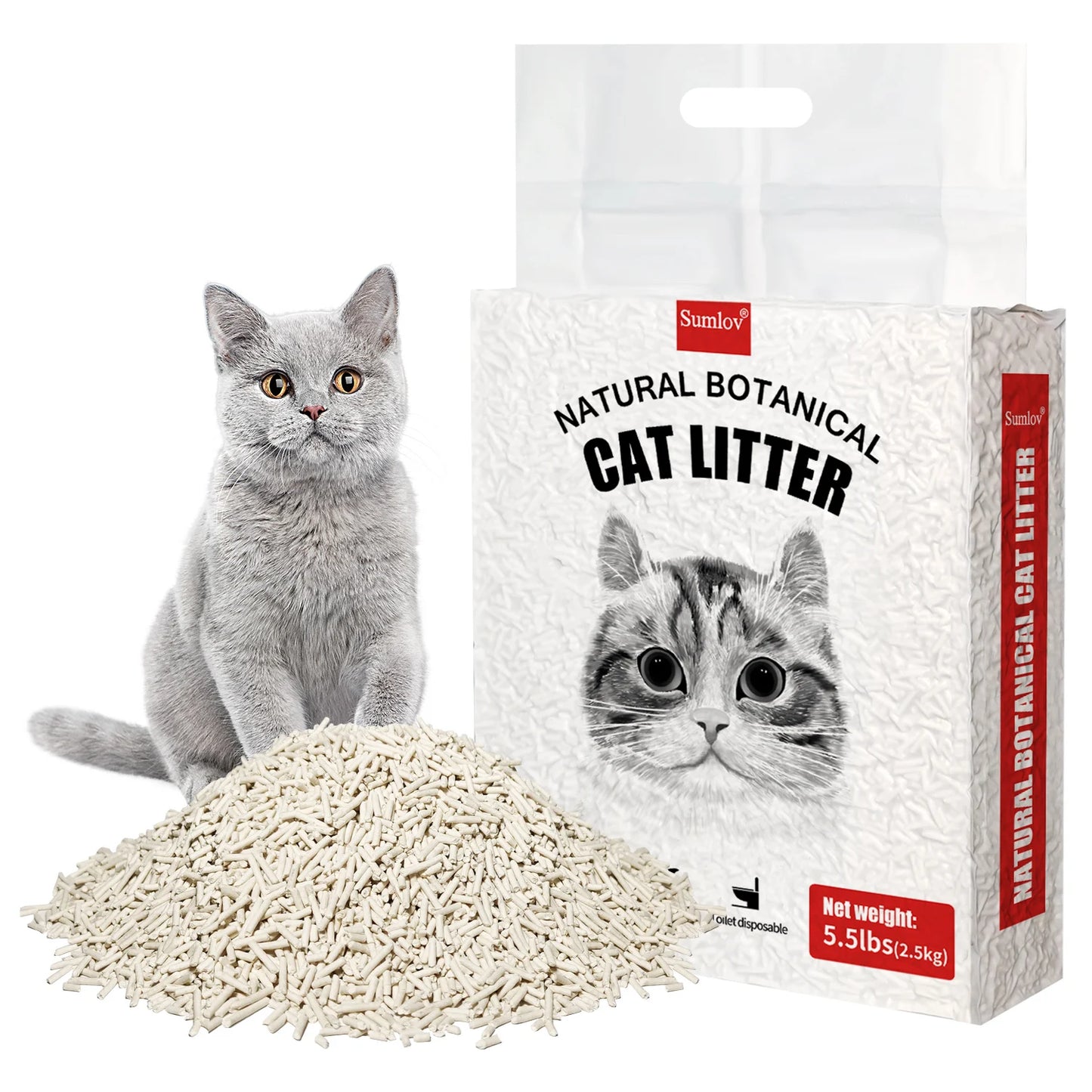 Tofu Cat Litter Botanical Dust Free Flushable Odor Control