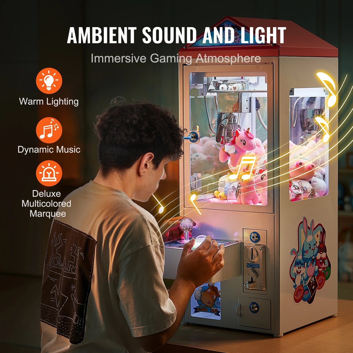 SucceBuy Claw Machine Arcade Grabber for Prize Vending and Fun