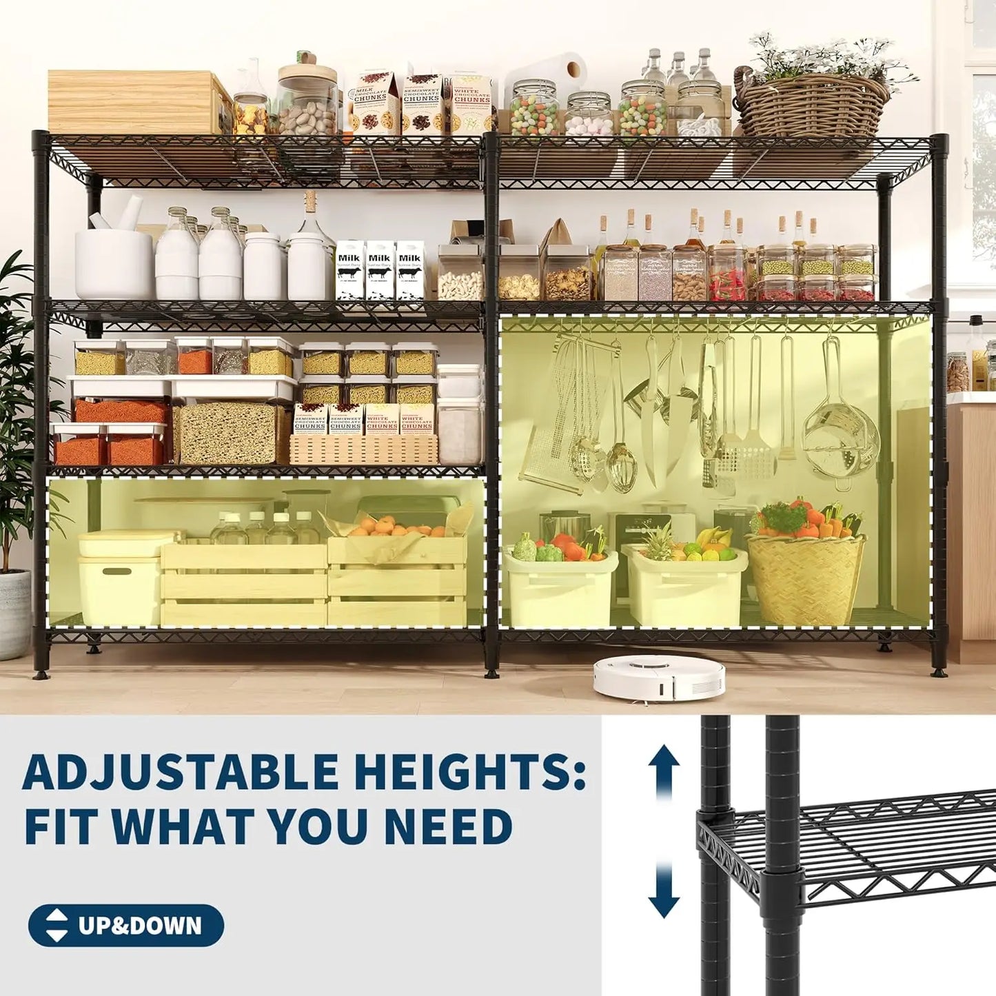 TWISTER.CK Heavy Duty Metal Storage Shelves