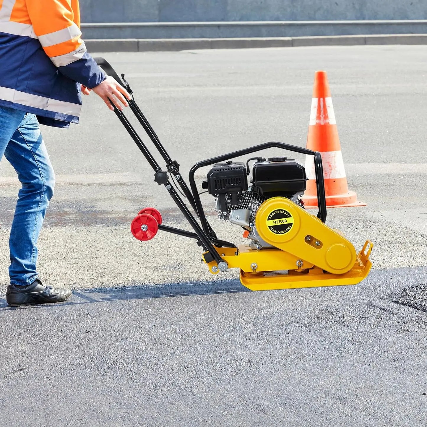 TWISTER.CK Plate Compactor 7HP Gas Engine 4200 Lbs Force