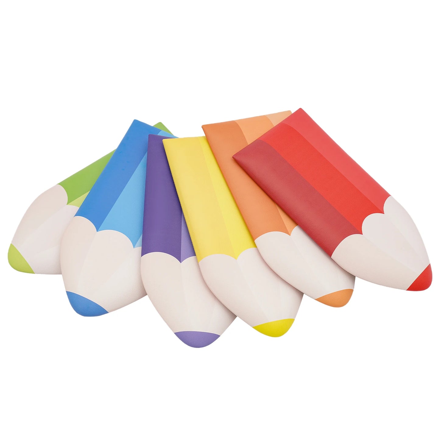 6-Piece Pencil Wall Stickers Self-Adhesive Padding For Kids