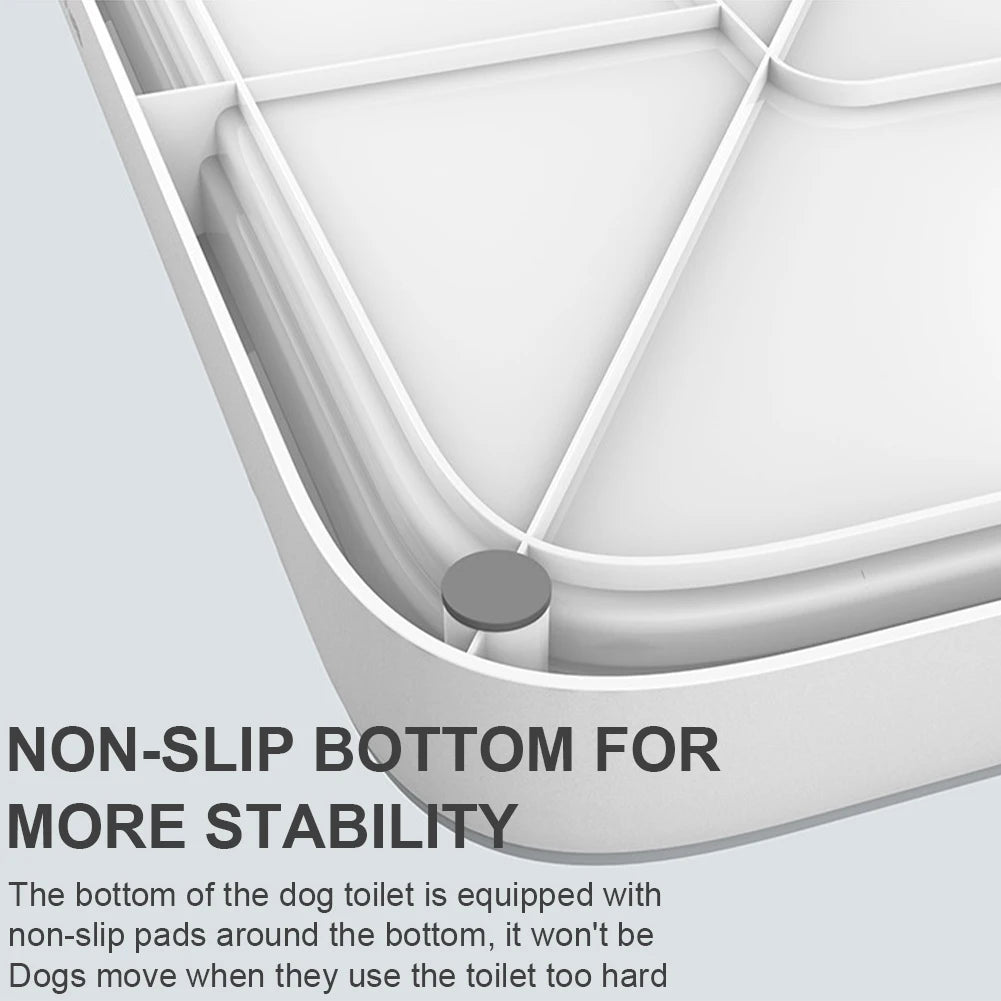 Dog Potty Tray With Pee Wall Portable Potty Anti Splash