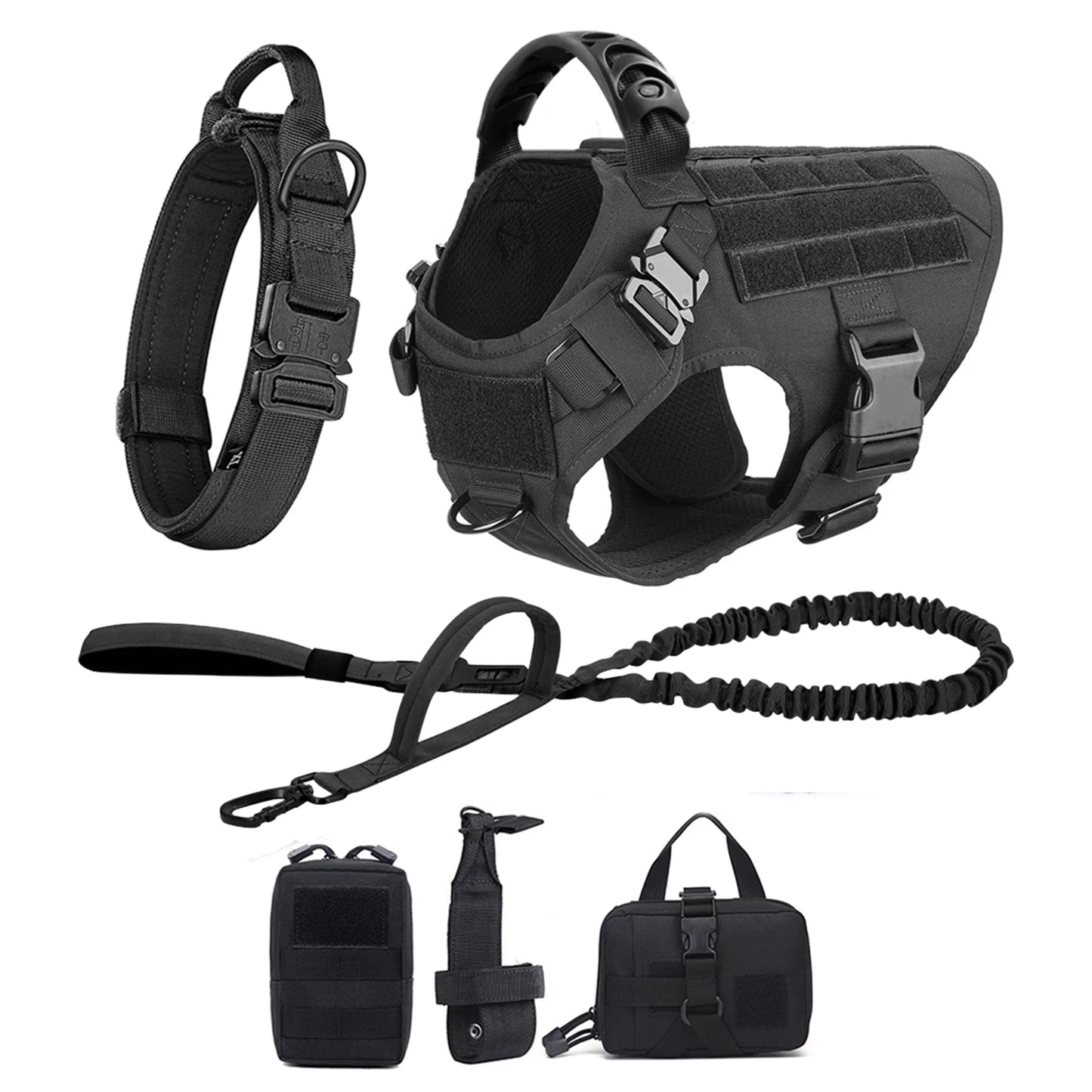 Petravel Dog Harness And Leash Set With Collar Vest For Training And Walking