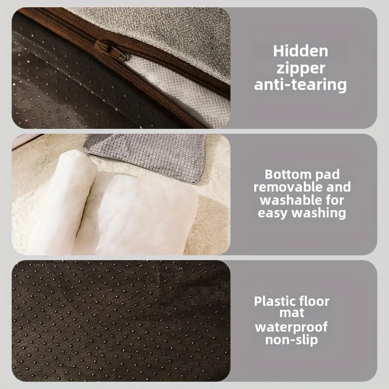Soft Non Slip Winter Cat And Dog Bed Cushioning Comfort
