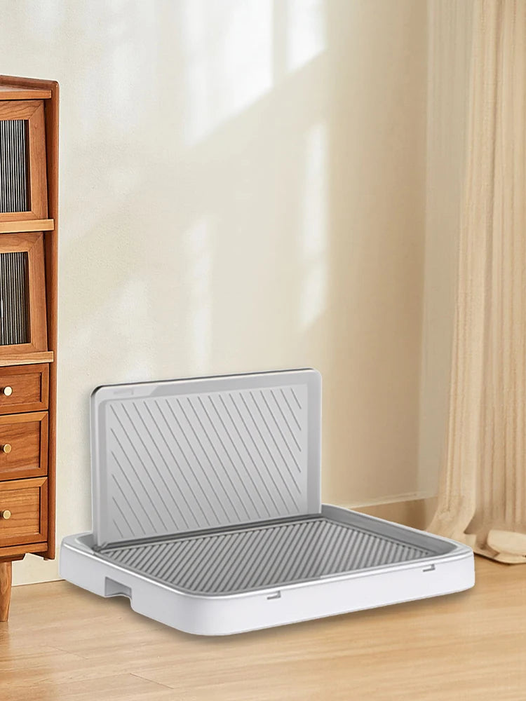 Dog Potty Tray With Pee Wall Portable Potty Anti Splash