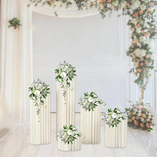 Wedding Cardboard Centerpiece Vases Set For Party Tables Decoration