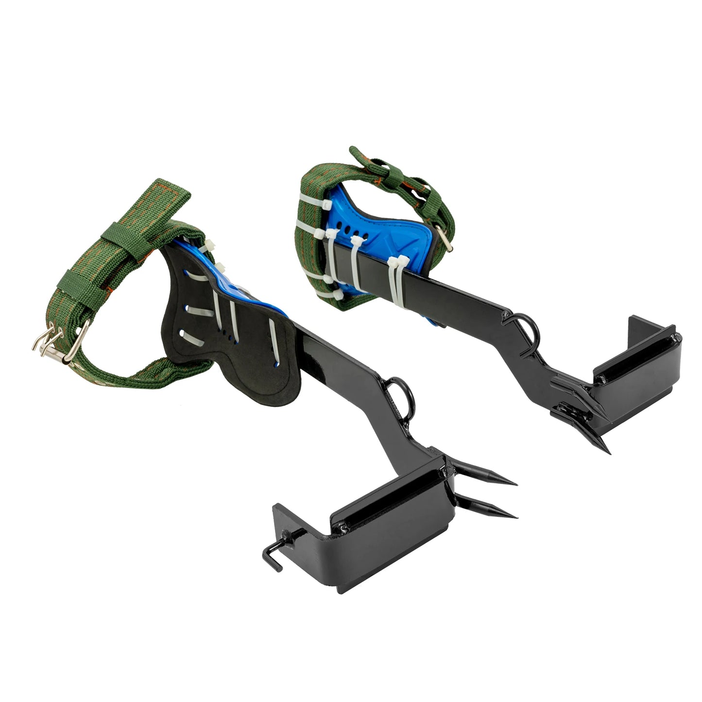 Tree Climbing Gear Set With Safety Belt And Steel Foot Pedal Kit