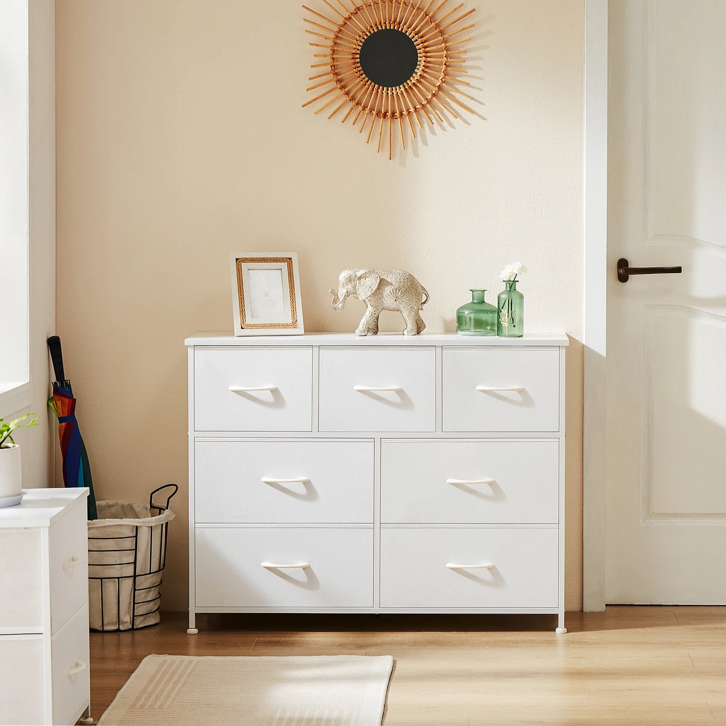 JHK Wardrobe Cabinet With Drawers Modern Bedroom Storage Furniture