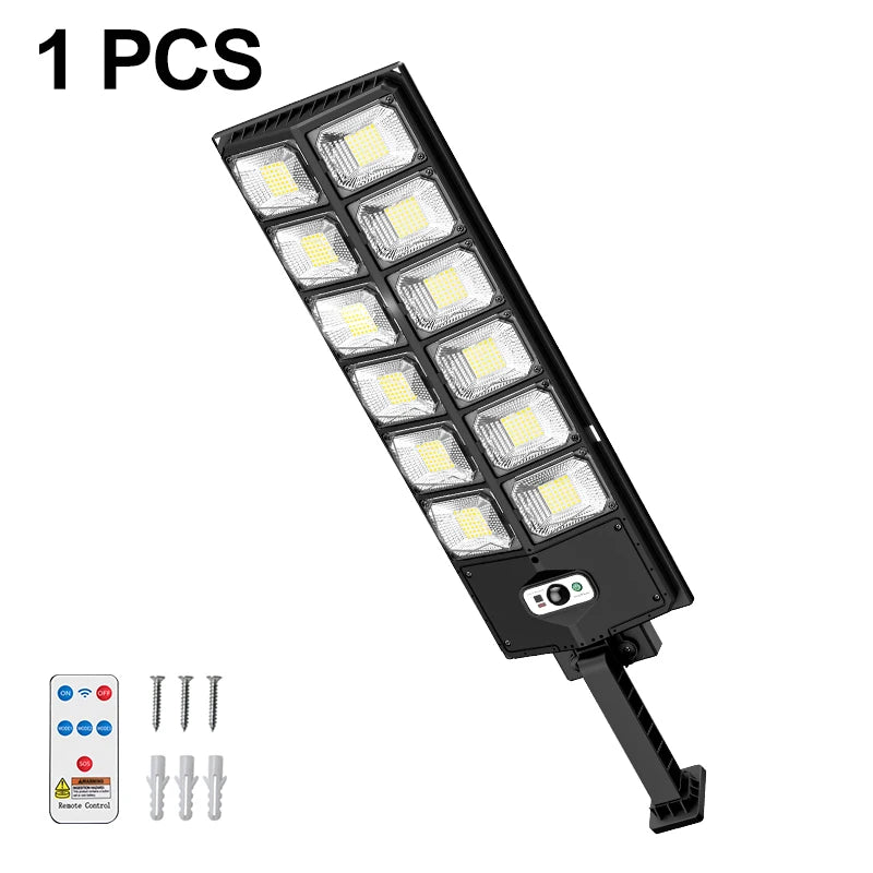 FAMCDC 504 LED Solar Motion Sensor Wall Light Outdoor Lamp