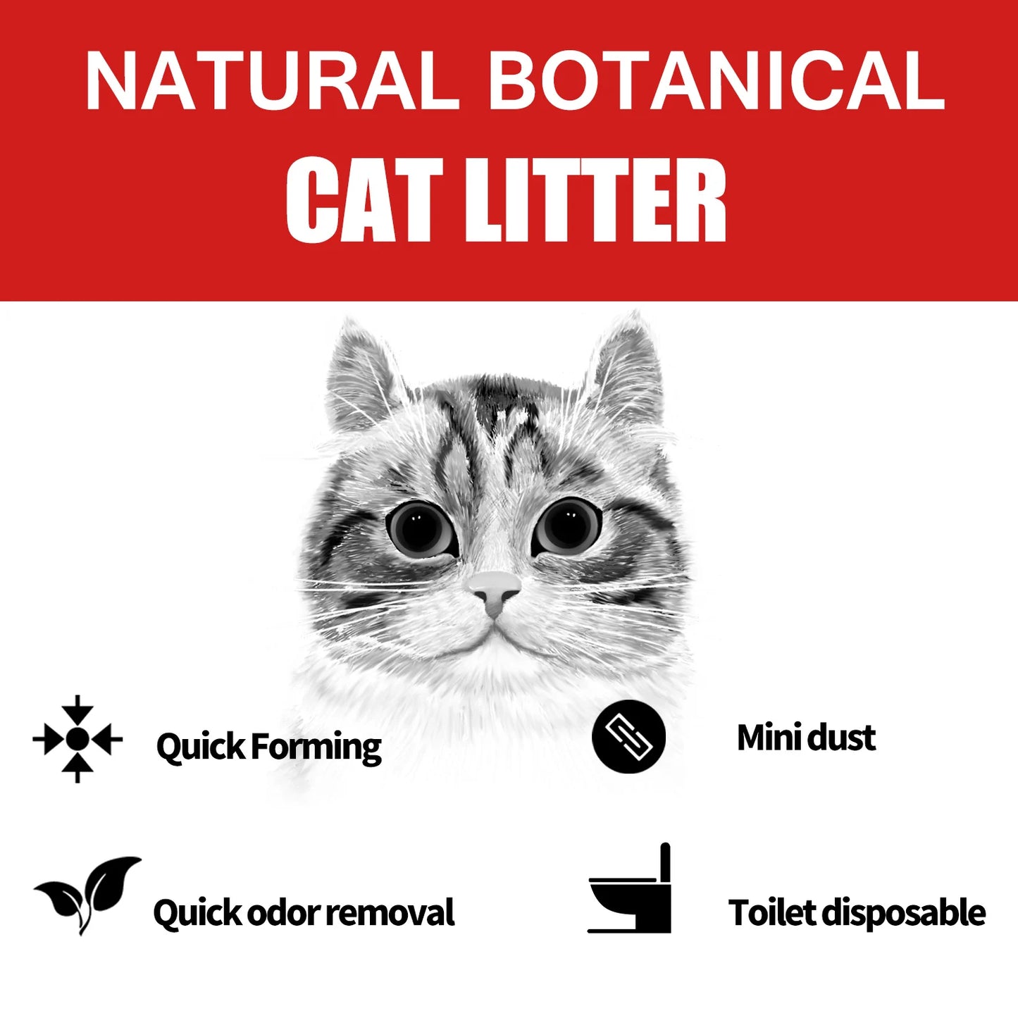 Tofu Cat Litter Botanical Dust Free Flushable Odor Control