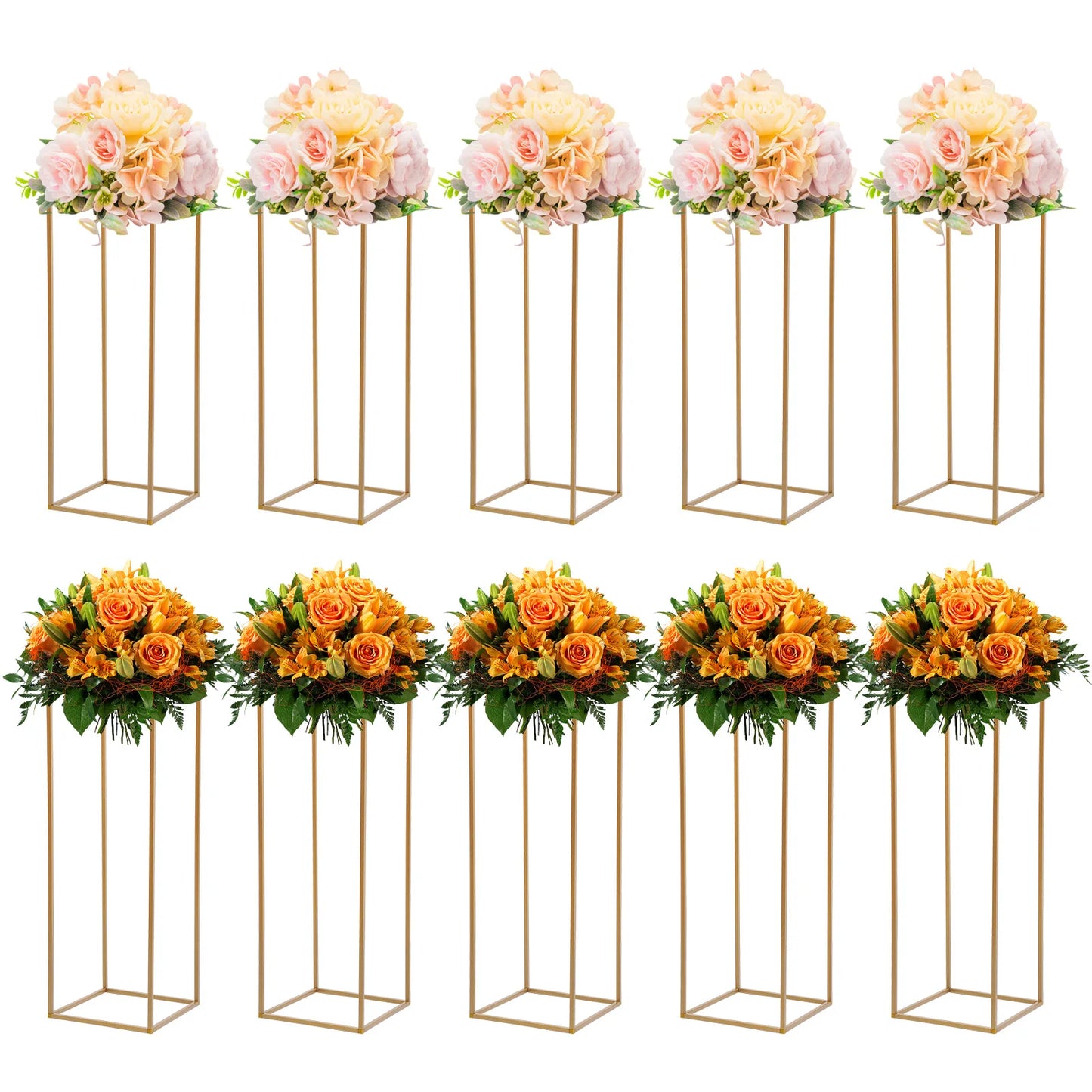 Metal Flower Display Stand Geometric Wedding Column Rack Centerpieces 10kg