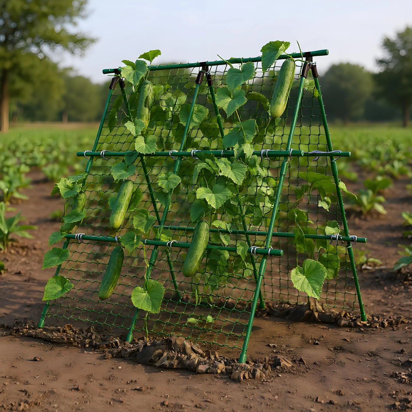 HiMISS Raised Bed A-Frame Trellis Climbing Vegetables