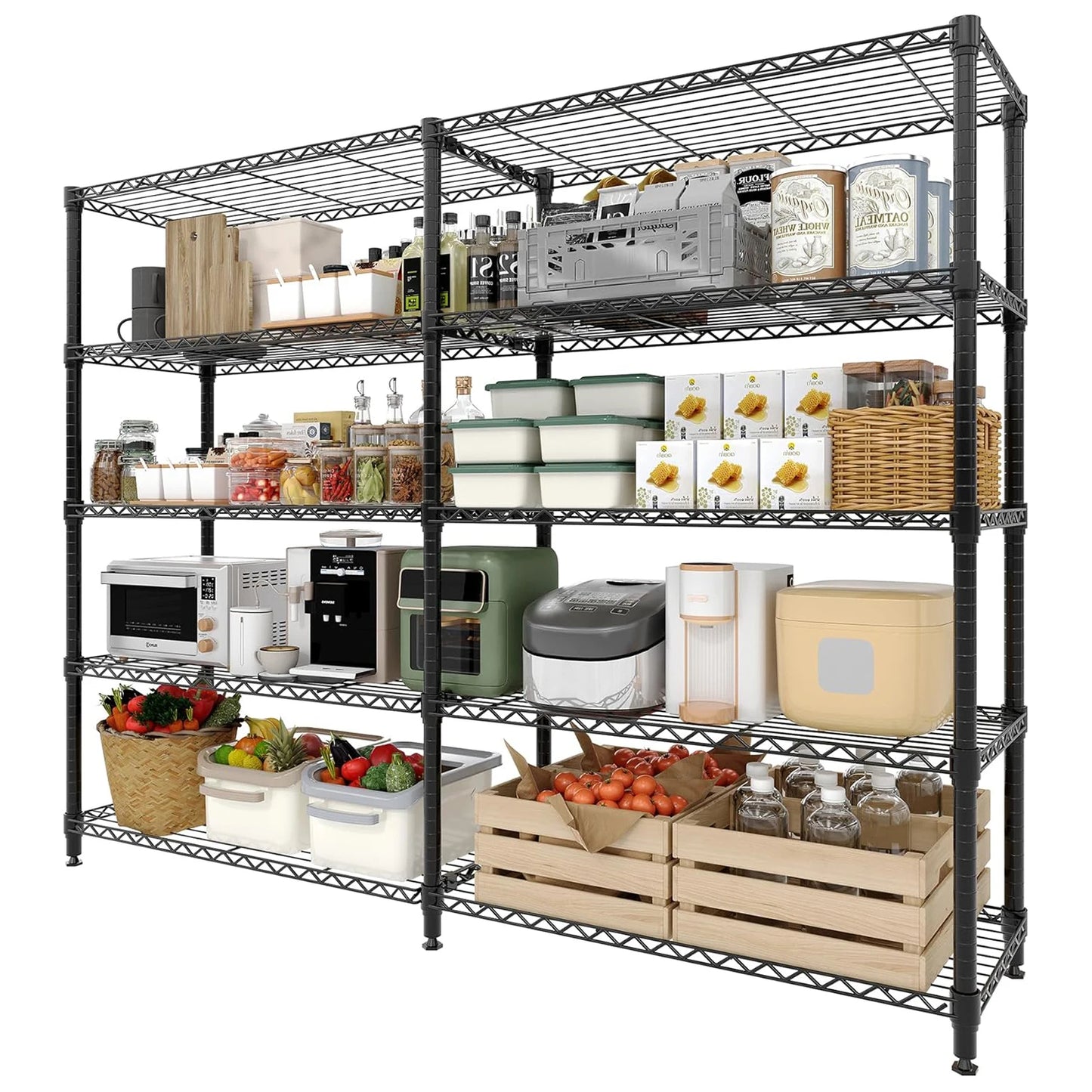 TWISTER.CK Heavy Duty Metal Storage Shelves