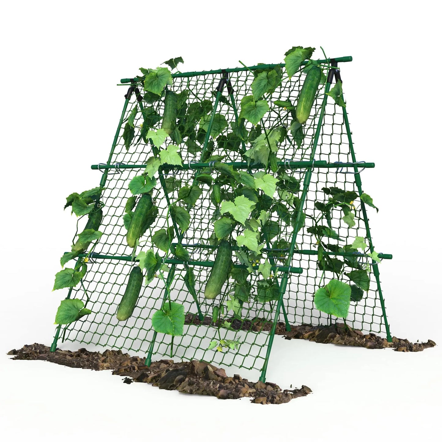HiMISS Raised Bed A-Frame Trellis Climbing Vegetables