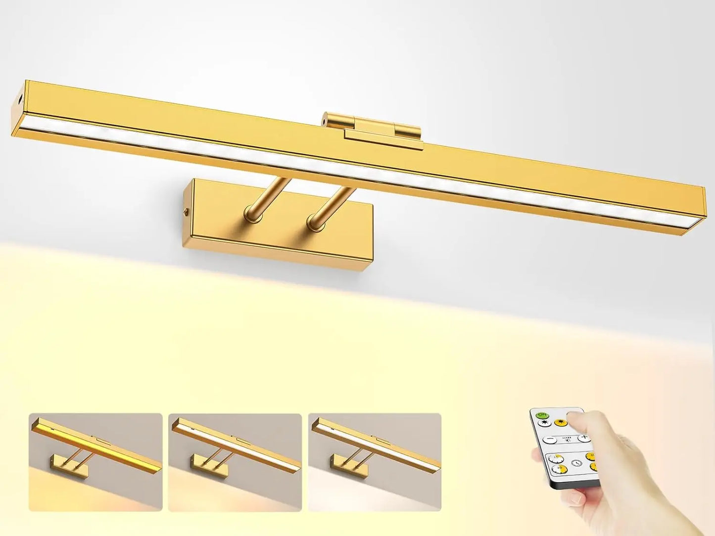 PRTILOUD Wireless Art Light for Paintings with Remote Control