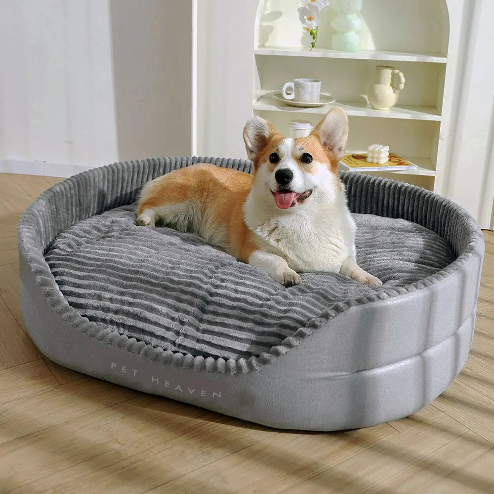 Pet Bed Non Slip Plush Surface Dirt Resistant Indoor Outdoor