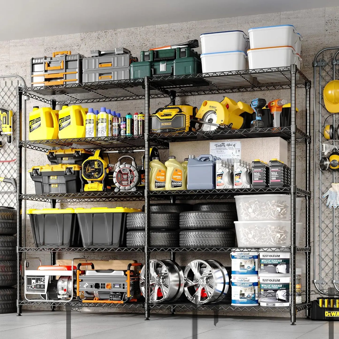 TWISTER.CK Heavy Duty Metal Storage Shelves