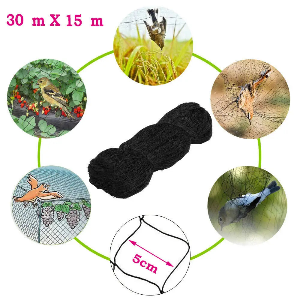 Bird Netting Heavy Duty Nylon Mesh Protection For Fruit Trees