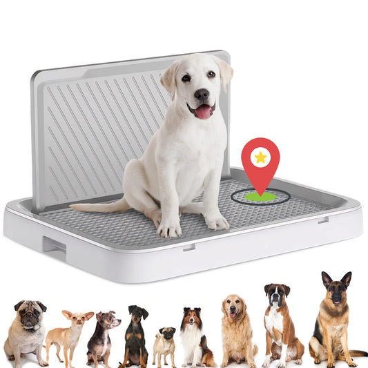 Dog Potty Tray With Pee Wall Portable Potty Anti Splash