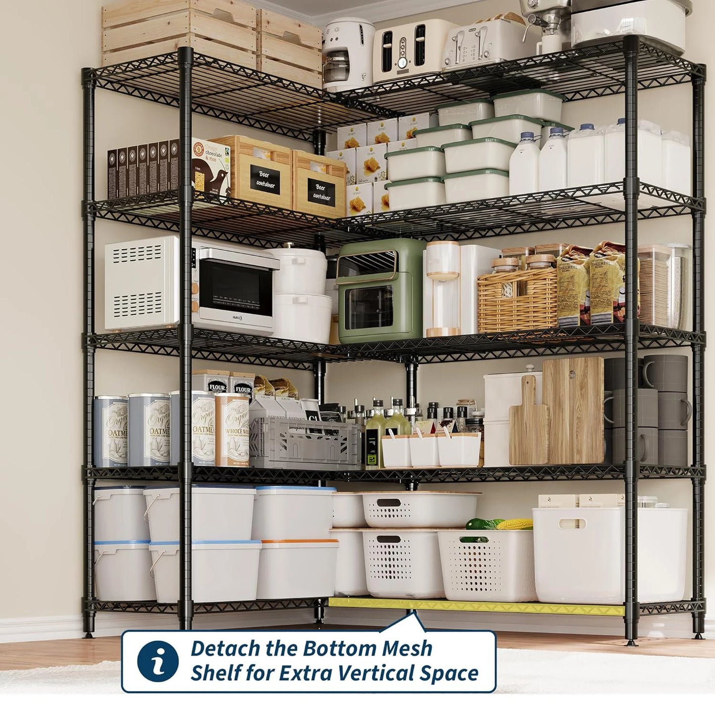 TWISTER.CK Heavy Duty Metal Storage Shelves